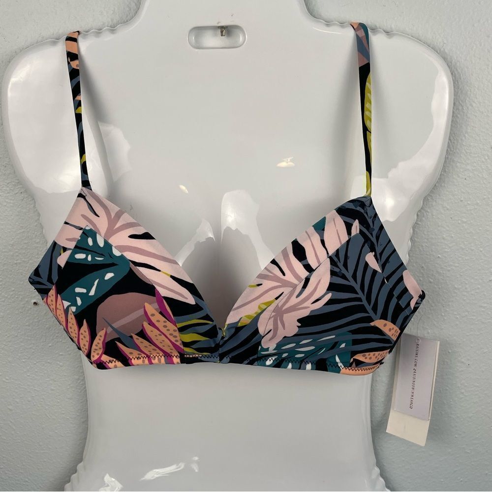 NWT Raisins Bikini Swim Top Size M